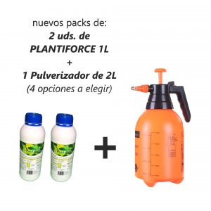 pack 2 uds. PLANTIFORCE 1L + 1 Pulverizador de 2L – NARANJA